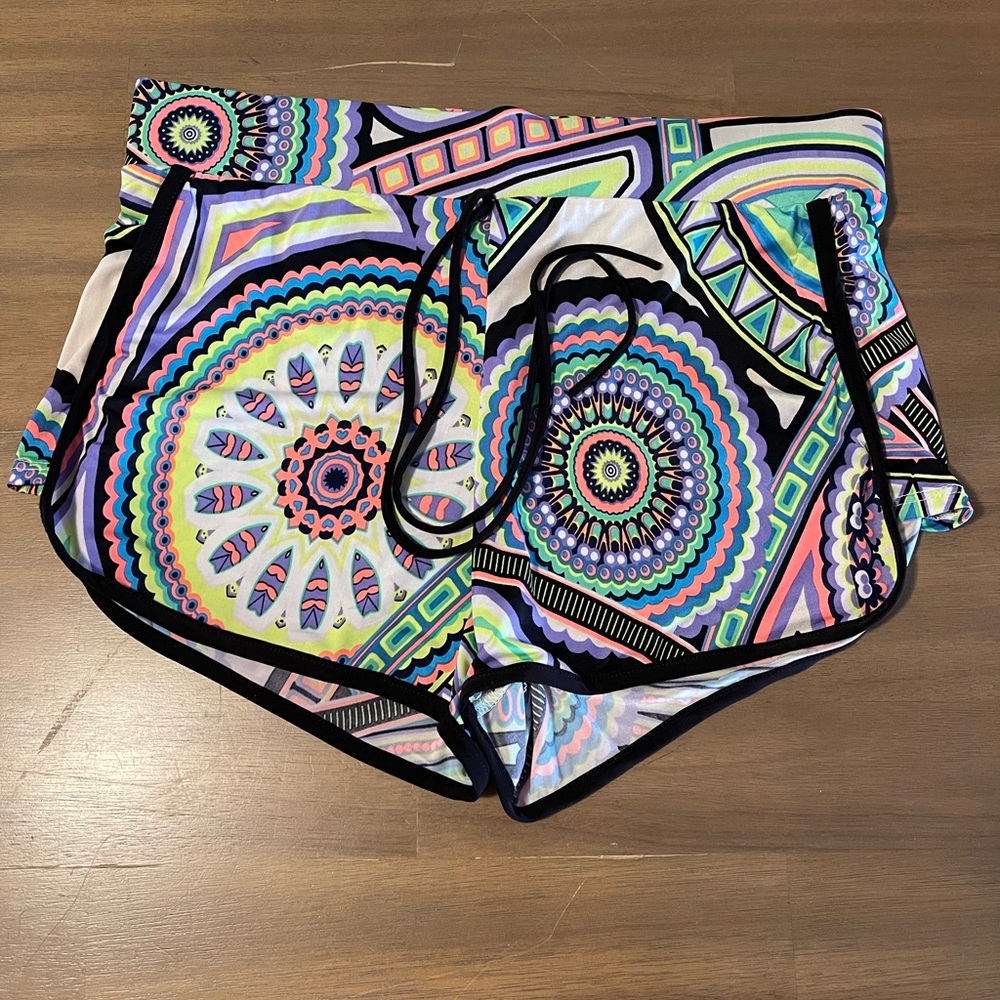Colorful Geometric Women's Shorts